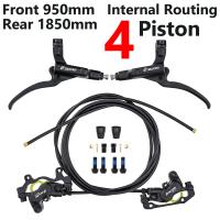 ZOOM HB876 Freno De Disco Hidráulico Para MTB 4 Pistones Cableado Interno Compatibilidad XC AM DH Longitudes 950/1850mm - details 7