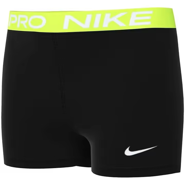 Malla Nike Pro Para Niña En Color Negro Verde - 1