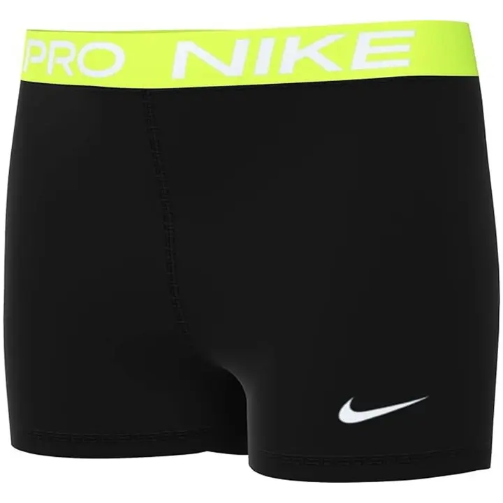 Malla Nike Pro Para Niña En Color Negro Verde - 1