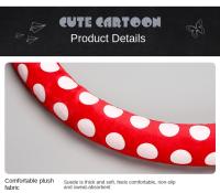 Funda De Volante De Coche Creativa Y Divertida De Peluche Para Invierno Guantes De Manillar De Volante Tamaño Único - details 5