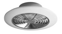 Ventilador de Techo LED Ø55cm Blanco con Mando, Rejilla no se gira,6 Velocidades, Motor DC Silencioso, Luz Regulable 3000K/4000K/6000K, Temporizador 2h, Función Memoria, Uso Interior, Bajo Consumo - details 0