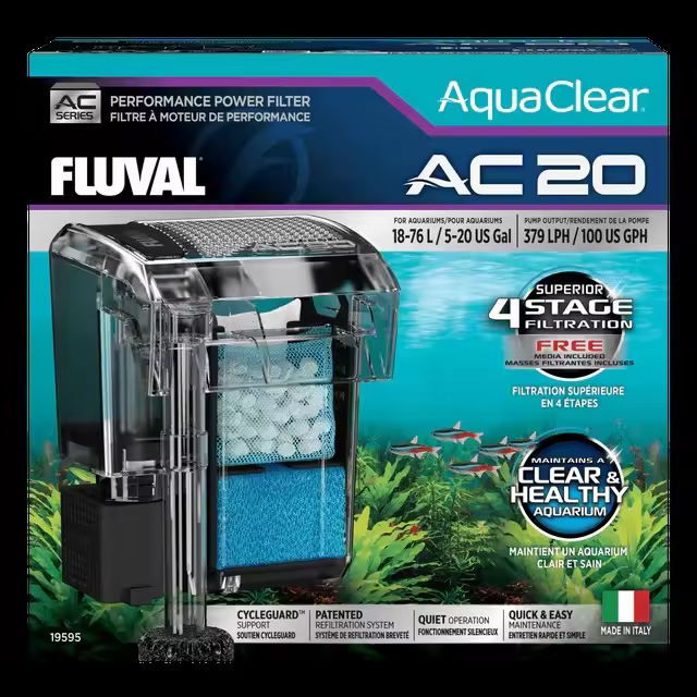 Fluval Mochila Aquaclear - Sistema de Refiltración Acuarios - 1