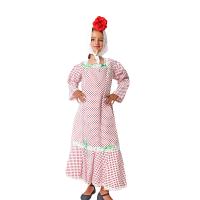 Disfraz de Chulapa Madrileña para Niñas y Adultos, Contiene: Vestido y Pañuelo. - details 0