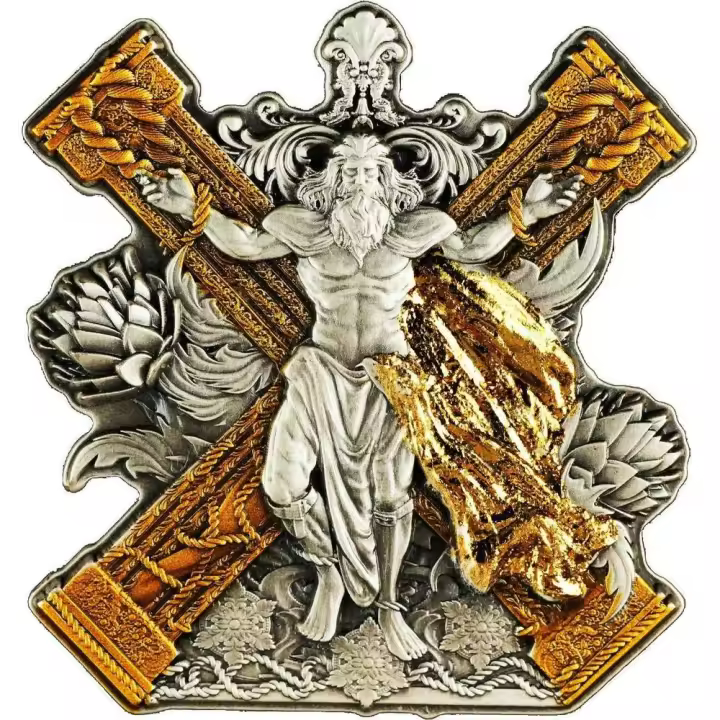 SAINT ANDREW Moneda Plata 2 Oz 2000 Francos CFA Camerún 2025 - 1