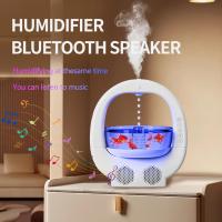 Humidificador antigravedad, Altavoz Bluetooth, Luz Ambiental, atomizador de Niebla grande para el hogar, humidificador de Aire Pequeño, Blanco (sin peces) - details 2