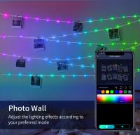Luces De Navidad RGB LED Para Decoración De Calle Y Interior Smart Bluetooth APP USB Regulables Y Con Musicas Para Bodas Y Fiestas - details 9