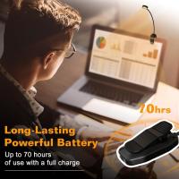 Luz De Libro Recargable USB 31 LEDs Luz De Lectura Portátil Con Clip Flexible Iluminación Cálida Y Fría Para Lectura Nocturna - details 3