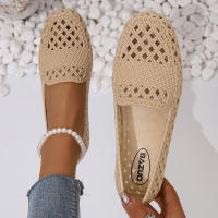 Sandalias Planas De Verano Para Mujer Estilo Casual Con Capa De Dedo Y Antideslizante Cómodas Y Moda Suela De Goma Talla Verdadera - details 7