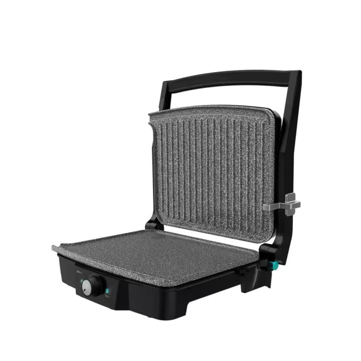 CECOTEC 03193 Parrilla Eléctrica 2000W: Grill, Plancha y Sandwichera con Revestimiento Cerámico - 1
