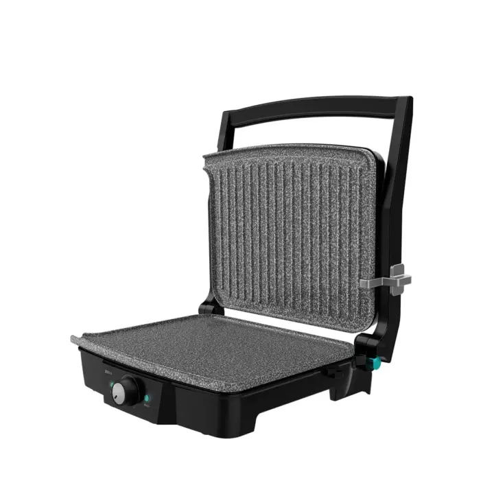 CECOTEC 03193 Parrilla Eléctrica 2000W: Grill, Plancha y Sandwichera con Revestimiento Cerámico - 1