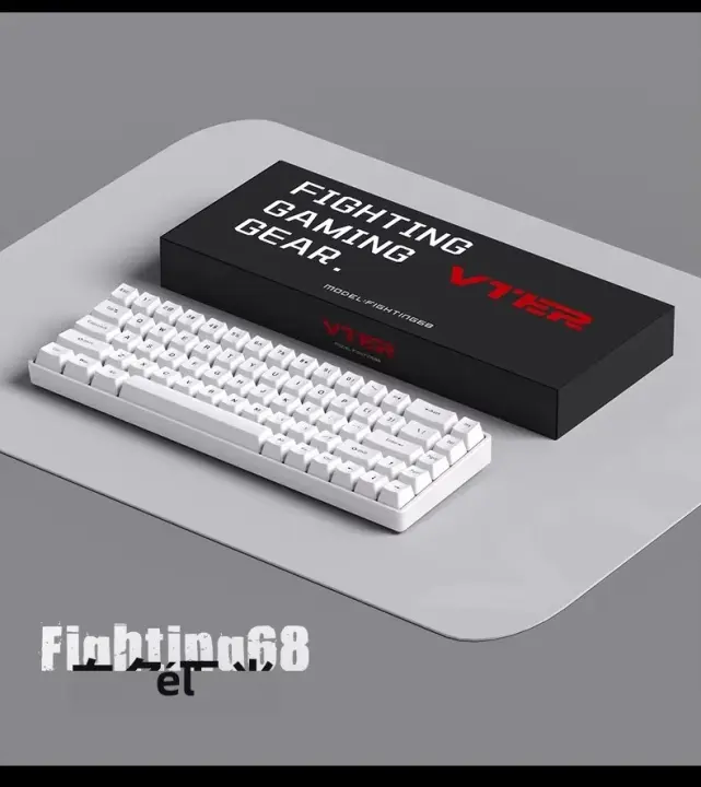 Teclado De Juego Feker Fighting68 Con Interruptores Mecánicos Y Encallazados Cableado 8K Personalizable Para Valorant Accesorios Para PC Gamer - 1