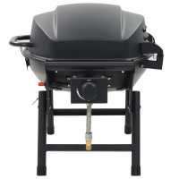 vidaXL Barbacoa portátil de gas con 1 zona de cocción negra - details 4