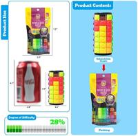 Puzzle Cilíndrico De 7 Capas Juguete Interactivo Para Niños Y Niñas Juego De Rota Y Desliza IQ Fit Cubos Inteligentes DIY Regalo Para Adolescentes - details 2