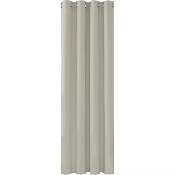 Cortinas Dormitorio Opacas Moderna with Ojales, Cortinas Termicas Frio y Calor 140x260 cm(Ancho X Alto) Beige Claro, 1 Pieza - 1