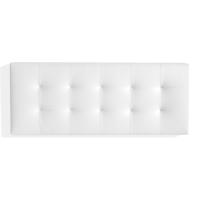 Meimon cabecero horizontal está tapizado en ecopiel de tacto suave y acolchado interiormente con algodón guateado para un extra de confort, estructura de madera de pino, Medidas: 150/160 x 60 x 9 cm - details 4