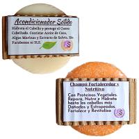 Acondicionador Sólido Natural.  Restaura y Protege. Todo tipo de Cabello. Pumarshop Cinnia Natura - details 1