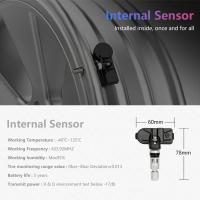 Sistema De Alarma Y Monitor De Presión De Neumáticos Para Coche TPMS Con Pantalla USB Para Navegador De Android Sensor De Temperatura Y Medidor De Ruedas - details 9