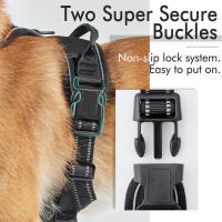 Harnés Para Perros Con Reflectivo Ajustable Y Padded Cómodo Para Caminar Fácilmente Sin Ahogar Vestido De Servicio Ideal Para Actividades Al Aire Libre - details 4
