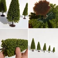 10PCS Árboles De Pino Para Modelo De Construcción Mesa De Arena Material De Modelado Pinus Landscape Christmas Tree Tower - details 3
