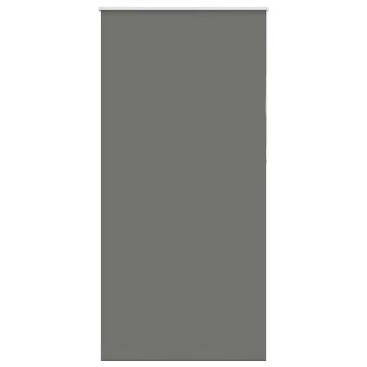 vidaXL Estor Enrollable Opaco gris 105x230 cm Tela Ancho 100,7 cm - 1