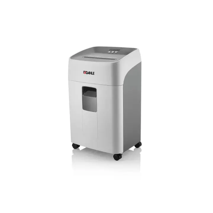 Dahle deskside 404p destructora de papel manual - corte en particulas p-4 - destruye hasta 21 hojas - capacidad de la papelera 40l - ruedas giratorias - color gris - 1