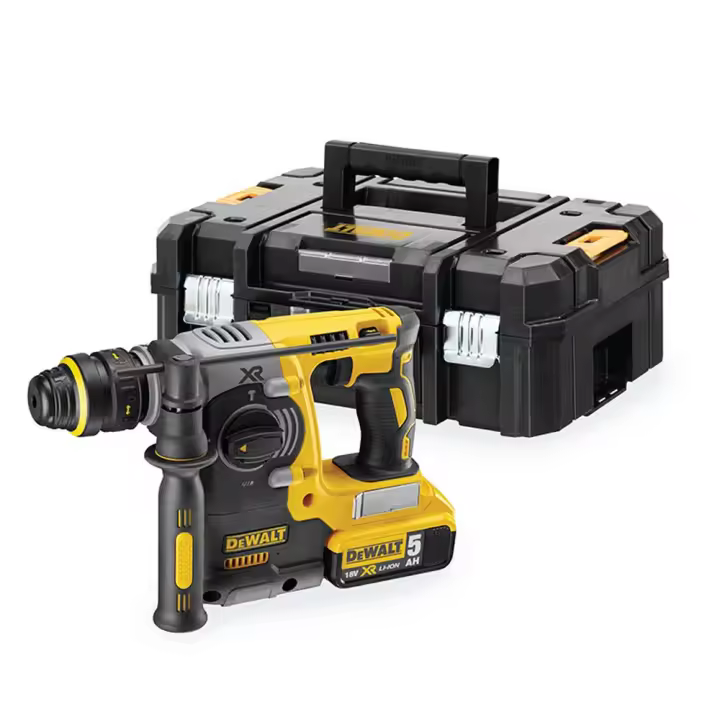 Martillo Electroneumático XR 18V SDS Plus® 2,1J 2 Baterías 5Ah Dewalt - 1