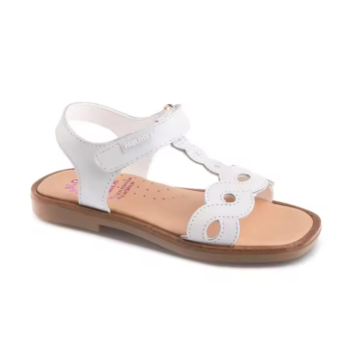 Sandalias marca Pablosky modelo 419600 para niña en color blanco - 1