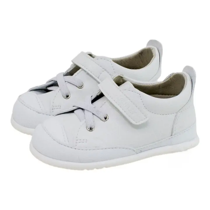 Zapato respetuoso blanco de microfibra de Piruflex - 1