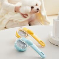 Cepillo De Baño Para Mascotas Con Dispensador De Shampoo Y Mango Largo De Silicona Suave Para Masaje Y Limpieza Del Pelaje Y Cabello - details 11