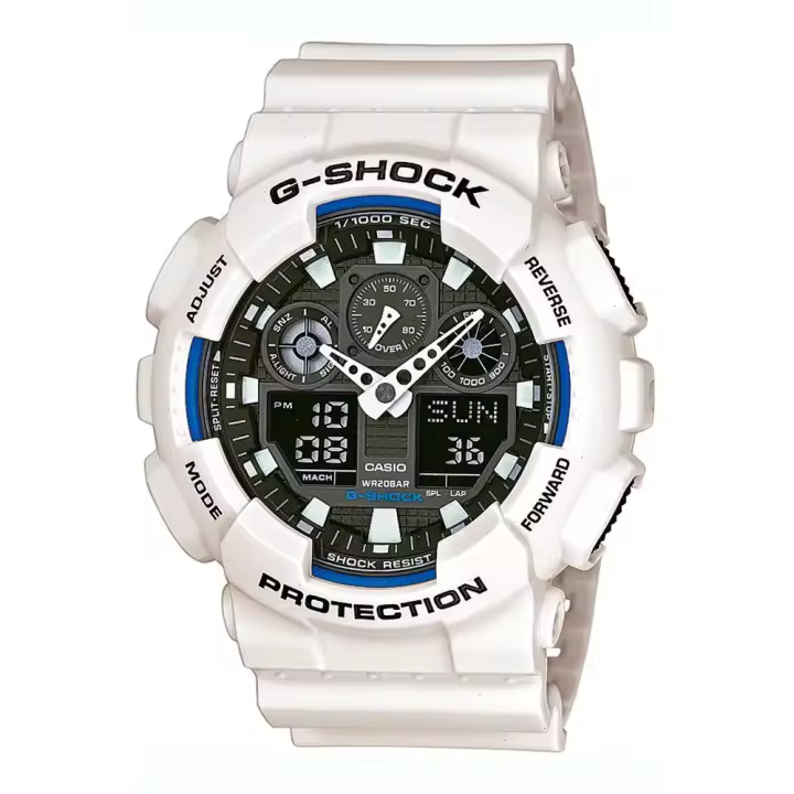 Casio Reloj G-shock Ga-100b Blanco Hombre - 1