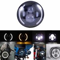 Faros De Motocicleta LED Redondos De 7.5 Pulgadas Universal Cafe Racer Luz De Distancia Refit Faro De Motocicleta 40w - details 8