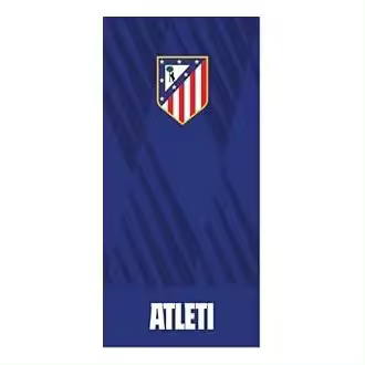 Toalla de Playa Atlético de Madrid, 75x150 cm, Algodón Premium, Azul - 1