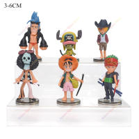 Set De 6 Figuras De Acción One Piece Anime Luffy Chopper Sanji Zoro Brook Q Versión 26ta Generación Juguetes PVC Modelo Para Niños - details 0