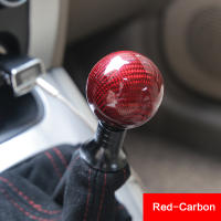 Pomo De Cambio De Marchas Universal De Fibra De Carbono Forma De Bola Acrílico Transparente Para Coche Accesorios De Automóvil - details 6