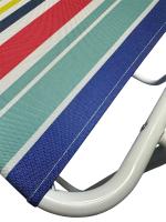 Silla de Playa Plegable con Reposabrazos de Plástico y Estructura Metálica Resistente – Diseño Ergonómico y Compacto, Ideal para Exteriores, Jardín, Camping, Terraza o Piscina – Cayo Ancho, Ligera y Fácil de Transportar y Almacenar - details 2