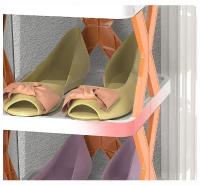Nuevas Organizadoras De Zapatos Racks Desmontables Ahorra Espacio En El Hogar Estante Multicapa Para Zapatos Color Caja Simple - details 8