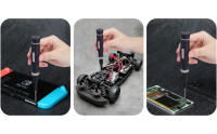 Juego De Destornilladores Precisi\u00f3n 152 En 1 Con Bits Magn\u00e9ticos Y Magnetizador Desmagnetizador Para Reparaci\u00f3n Manual De iPhone Macbook PC PS5 Herramienta Multifuncional De Acero Cromo-vanadio - details 2