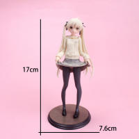 Figura De Acción Anime Yosuga No Sora 17cm PVC Modelo De Colección Kawaiii Kasugano Sora Figura De Anime Para Decoración De Escritorio - details 0
