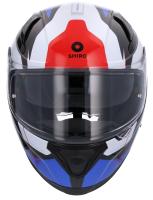 SHIRO HELMETS Casco Integral KATANA ORBE Azul Blanco Rojo y Negro - details 0