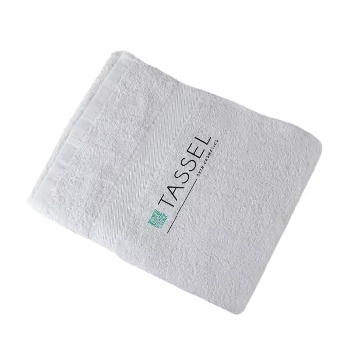 TOALLA 100% ALGODON 50X90 BLANCA TASSEL (marca: Tassel) - 1