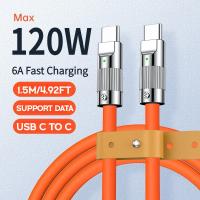 Cable De Carga Rápida USB Tipo C a USB Tipo C 1.5M 120W Para Samsung Xiaomi Cable De Datos Y Carga De Alta Velocidad - details 0