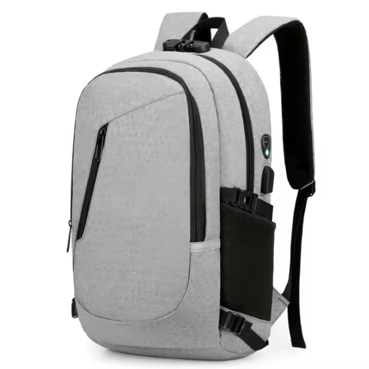 Mochila impermeable antirrobo para hombre, bolsa trasera ligera para libros, elegante, 15,6" - 1