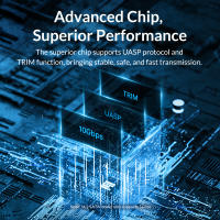 Carcasa SSD ORICO M2 NVMe 10Gbps PCIe Para Disco Duro M.2 NVMe NGFF SATA Sin Herramientas Con Disipador De Calor Metálico - details 7