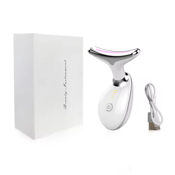 Masajeador Facial EMS Microcorriente Device de Levantamiento de Belleza para Estirar la piel del Rostro y Cuello Eliminates the Papada Doble Herramientas de Cuidado DE LA PIEL Facial - 1