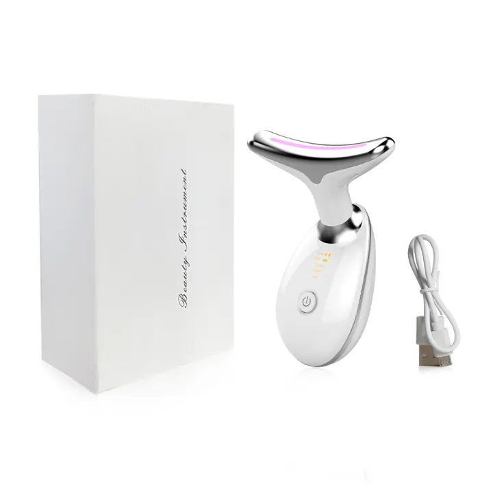 Masajeador Facial EMS Microcorriente Device de Levantamiento de Belleza para Estirar la piel del Rostro y Cuello Eliminates the Papada Doble Herramientas de Cuidado DE LA PIEL Facial - 1
