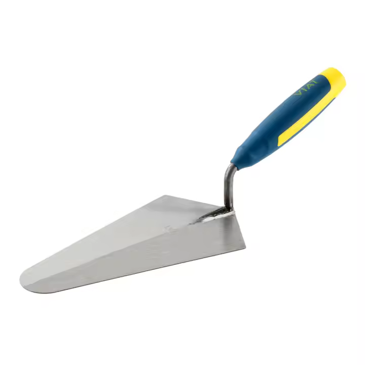 Viat Paleta Soldada Madrileña de Chapa de Acero Tratada con Mango Bimaterial Ergonómico - 1