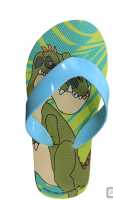 Gigantosaurus zapatillas de chanclas de niño para playa y piscina - details 1