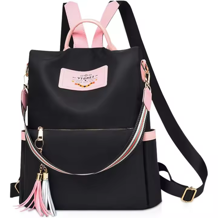 Bolso de moda Mochilas Negries Bolso bandolera de viaje Bolso de Hombre para Niños Bolso imperable de nylon Oxford Bolsos de Lona Casuales - 1