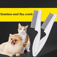 Peine Para Mascotas Eliminación De Pulgas Cepillo De Pelo Para Gatos Y Perros Herramientas De Aseo Accesorios Para Mascotas Material Acero Inoxidable Y Plástico - details 0