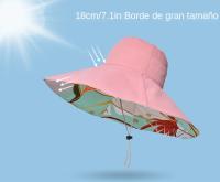 Sombrero De Pescador Doble Cara Para Mujer Xinbaoguan 100% Algodón Protección Solar Amplio Para El Verano Estilo Casual - details 4